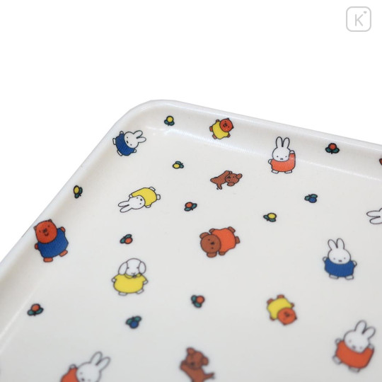 Japan Miffy Melamine Tray (M) - Miffy : Dance With Friends - 3