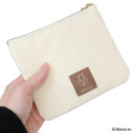 Japan Miffy Flat Mini Pouch - Miffy : Bruna Basic Wrappen Ivory - 2