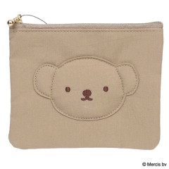Japan Miffy Flat Mini Pouch - Boris : Bruna Basic Wrappen Cappuccino