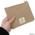 Japan Miffy Flat Mini Pouch - Boris : Bruna Basic Wrappen Cappuccino - 2