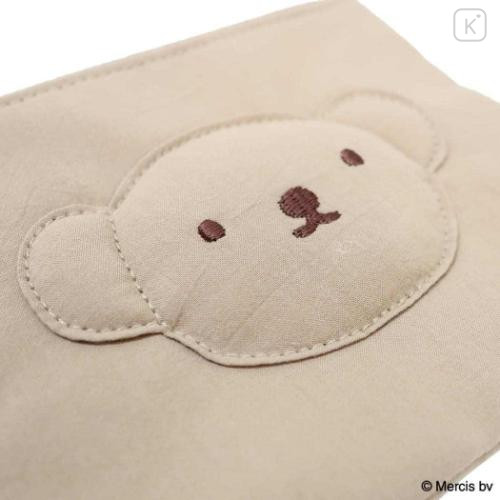 Japan Miffy Flat Mini Pouch - Boris : Bruna Basic Wrappen Cappuccino - 4