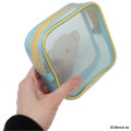 Japan Miffy Square Cosmetic Pouch - Boris : Bruna Bicolor Mesh - 2