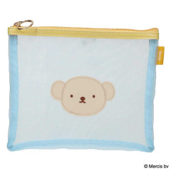 Japan Miffy A5 Flat Pouch - Boris : Bruna Bicolor Mesh