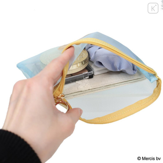 Japan Miffy A5 Flat Pouch - Boris : Bruna Bicolor Mesh - 3