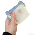 Japan Miffy Triangular Mini Pouch - Miffy : Bruna Bicolor Mesh Ivory Blue - 2