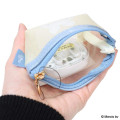 Japan Miffy Triangular Mini Pouch - Miffy : Bruna Bicolor Mesh Ivory Blue - 3