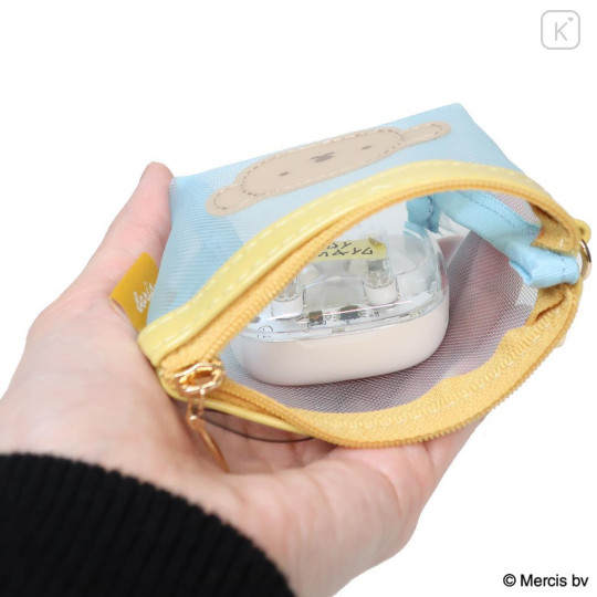 Japan Miffy Triangular Mini Pouch - Boris : Bruna Bicolor Mesh - 3