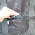 Japan Miffy Insulated Cooler Shopping Bag - Miffy : Cool Face Ghost Black - 5