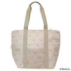 Japan Miffy Insulated Cooler Shopping Bag - Miffy : Cool Face Beige Brown