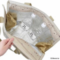 Japan Miffy Insulated Cooler Shopping Bag - Miffy : Cool Face Beige Brown - 3