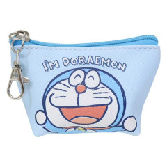 Japan Doraemon Triangular Mini Pouch - Doraemon : Happy