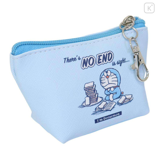 Japan Doraemon Triangular Mini Pouch - Doraemon : Happy - 2