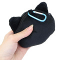 Japan Sanrio Face-shaped Pouch with Carabiner - Chococat - 2