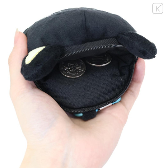 Japan Sanrio Face-shaped Pouch with Carabiner - Chococat - 3