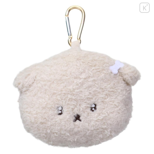 Japan San-X Face-shaped Pouch with Carabiner - Ishiyowa-chan - 1