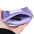 Japan Sanrio Pass Case Card Holder Pouch - Kuromi : Glossy Pearlescent Embossed Pearl Strap - 3