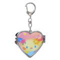 Japan Sanrio Locket Mirror Keychain - Usahana : Love Heart - 1