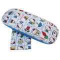 Japan Sanrio Glasses Case - Hello Kitty : Blue Classic - 1