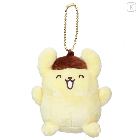 Japan Sanrio Mascot Holder - Pompompurin : 30th Anniversary Yay Happy - 1