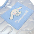 Japan Sanrio Mini Pouch with Carabiner - Cinnamoroll : Glossy Pearlescent Embossed Heart - 4