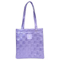 Japan Sanrio Tote Bag - Kuromi : Glossy Pearlescent Embossed - 1