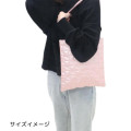 Japan Sanrio Tote Bag - Kuromi : Glossy Pearlescent Embossed - 5