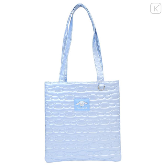Japan Sanrio Tote Bag - Cinnamoroll : Glossy Pearlescent Embossed - 1