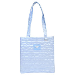 Japan Sanrio Tote Bag - Cinnamoroll : Glossy Pearlescent Embossed