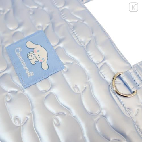 Japan Sanrio Tote Bag - Cinnamoroll : Glossy Pearlescent Embossed - 4