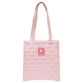 Japan Sanrio Tote Bag - Hello Kitty : Glossy Pearlescent Embossed - 1