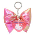 Japan Sanrio Swaying Ribbon Charm Keychain - Hello Kitty : Big Glossy Pearlescent - 1