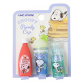 Japan Peanuts Pencil Cap Set - Snoopy : Yum Yum Diner Drink Style - 1