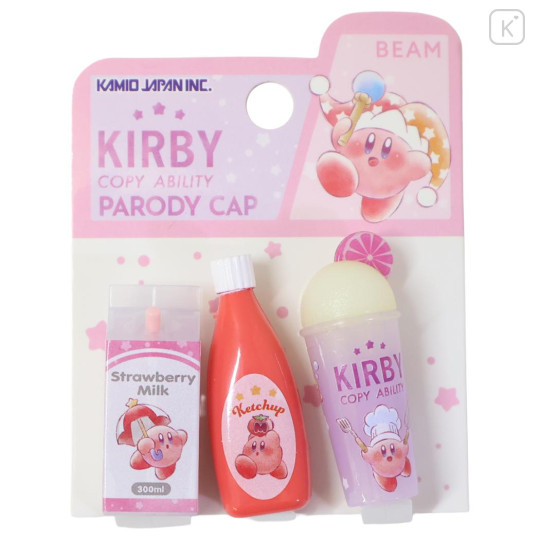 Japan Kirby Pencil Cap Set - Copy Ability Drink Style - 1
