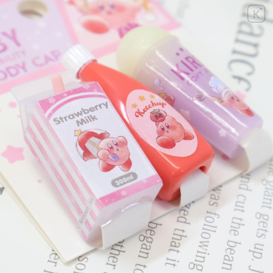 Japan Kirby Pencil Cap Set - Copy Ability Drink Style - 2