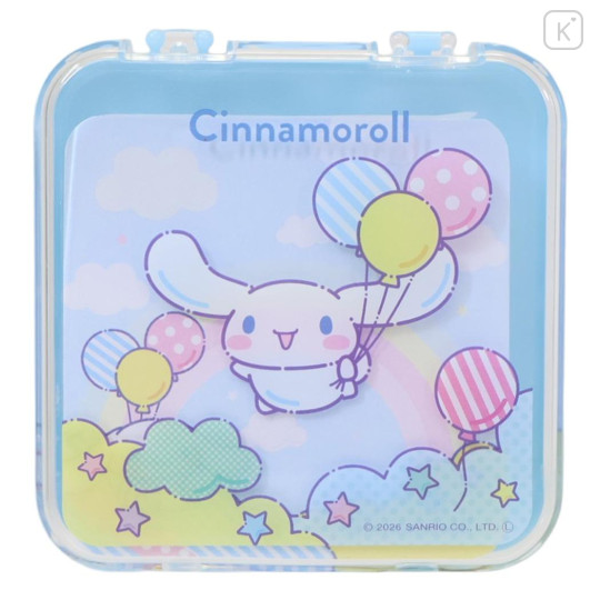 Japan Sanrio Memo Pad with Case - Cinnamoroll : Balloon Blue - 1