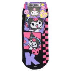 Japan Sanrio Socks - Kuromi : DJ Black Pink