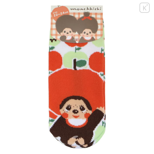 Japan Monchhichi Socks - Apple Green - 1