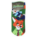 Japan Disney Socks - Zootopia : Judy Hopps & Nick Wilde Deep Green - 1