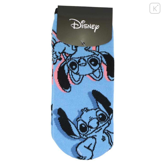 Japan Disney Socks - Stitch : Sketching Blue - 1