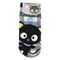 Japan Sanrio Socks - Chococat : Plaid Black - 1