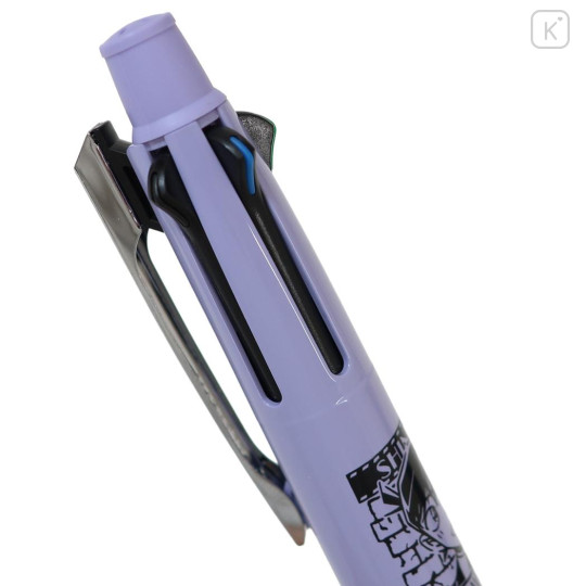 Japan Detective Conan Jetstream 4&1 Multi Ballpoint Pen + Mechanical Pencil - Shinichi Kudo & Ran Mouri Purple - 2
