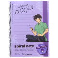 Japan Detective Conan Spiral B5 Ring Notebook - Matsuda Jinpei Purple - 1