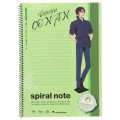 Japan Detective Conan Spiral B5 Ring Notebook - Kenji Hagiwara Green - 1