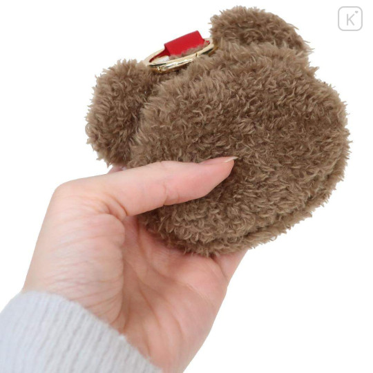 Japan The Bear's School Mini Accessory Case With Carabiner - Strawberry - 2