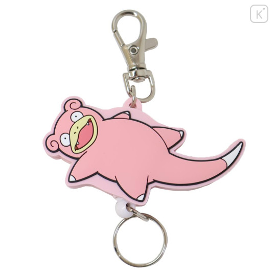 Japan Pokemon Rubber Reel Keychain - Slowpoke - 1