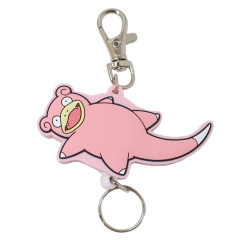 Japan Pokemon Rubber Reel Keychain - Slowpoke