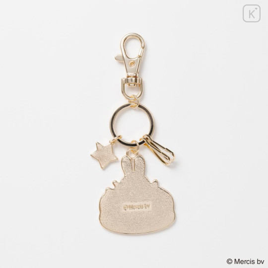 Japan Miffy Alloy Charm Keychain - Miffy : Refreshing Pool Star - 3