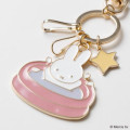 Japan Miffy Alloy Charm Keychain - Miffy : Refreshing Pool Star - 4