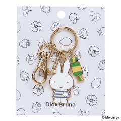 Japan Miffy Alloy Charm Keychain - Miffy : Refreshing Candy
