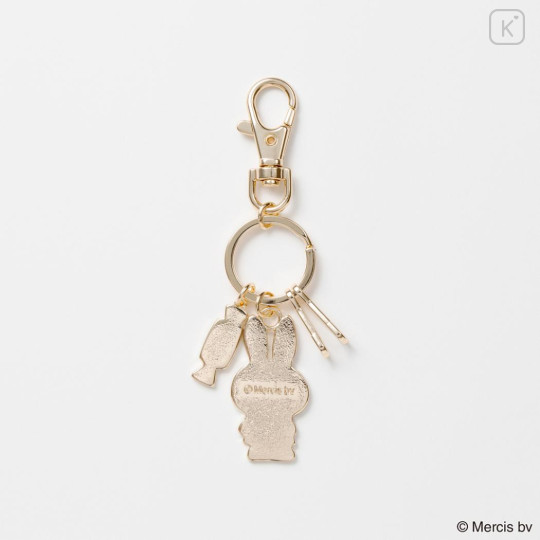 Japan Miffy Alloy Charm Keychain - Miffy : Refreshing Candy - 3